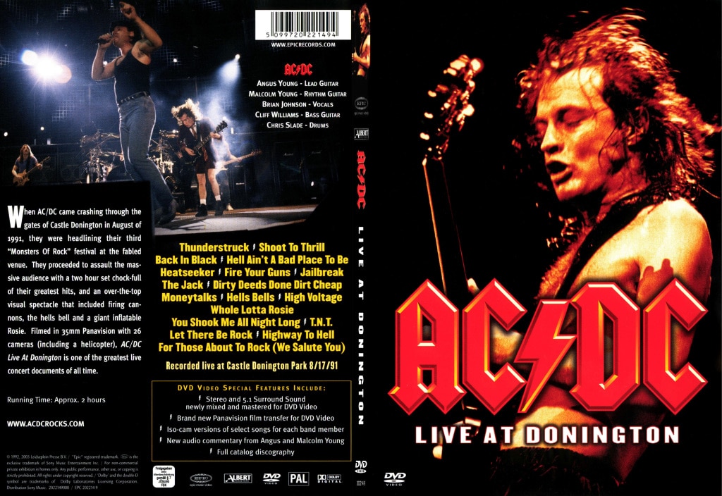 11 лет DVD «Live at Donington»