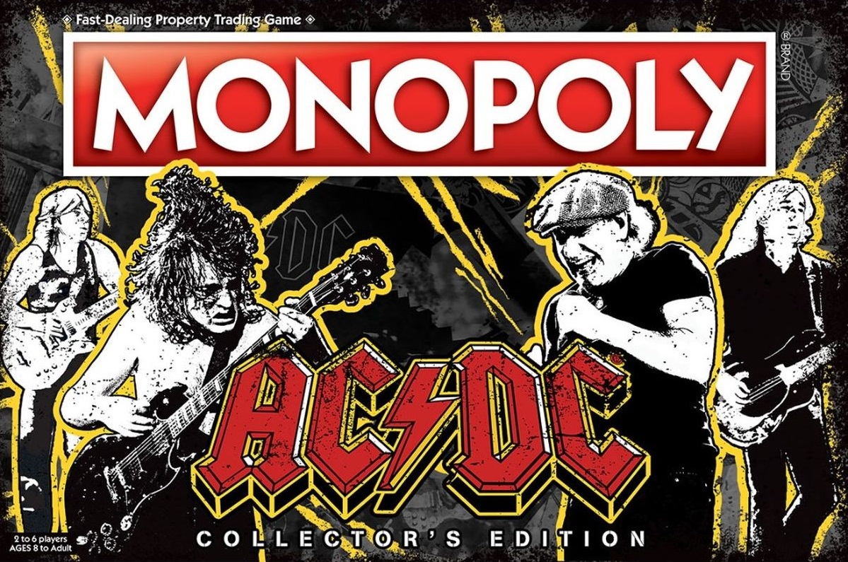 Монополия» выпустит коллекционную версию про AC/DC - ACDCFans - фан-клуб AC/ DC в России